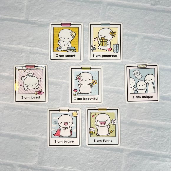 TheCoffeeMonsterzCo TCMC Affirmation Vinyl Stickers - Picture 1 of 1